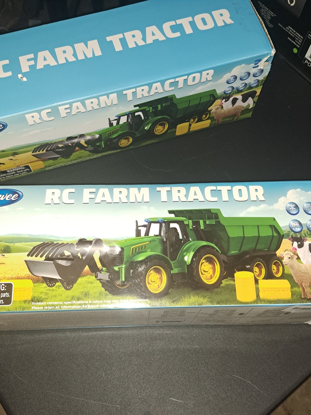 RC Farm Tractor Toy - Green